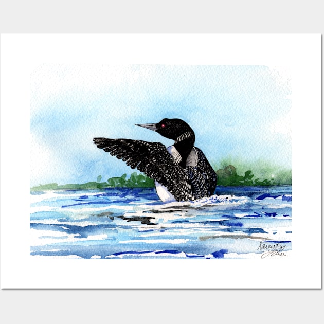 Good Day Loon Wall Art by Zodiart